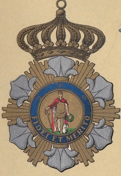 Royal Order of Saint Ferdinand and of Merit, Grand Cross Obverse