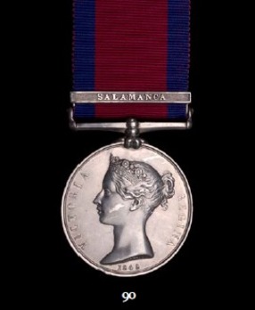 Military General Service Medal (with "SALAMANCA" clasp)