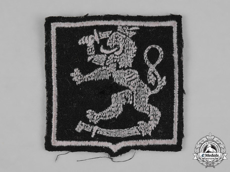 Waffen-SS Finnish Volunteer Arm Shield (1st pattern) Reverse