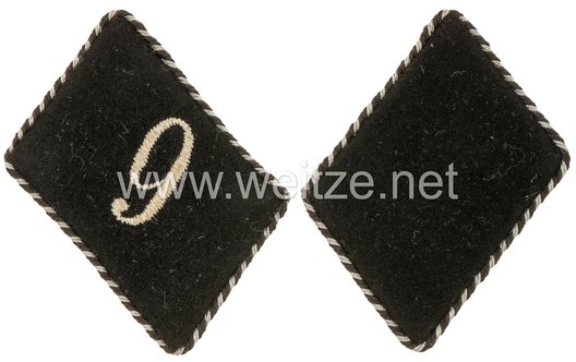 Allgemeine SS 9th Standarte Unit Collar Tab Obverse
