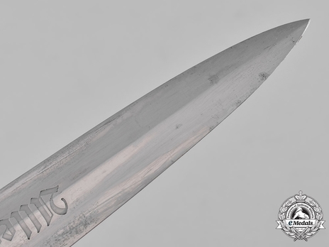 SA Standard Service Dagger by H. A. Erbe (RZM marked) Blade Tip