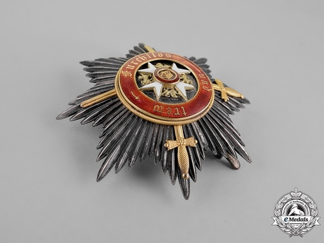 Order of the Württemberg Crown, Military Division, Grand Cross Breast Star Obverse