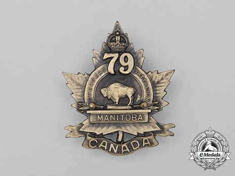 79th Infantry Battalion Other Ranks Cap Badge Obverse