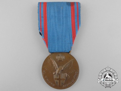 Aeronautic Valour Medal, in Bronze Obverse