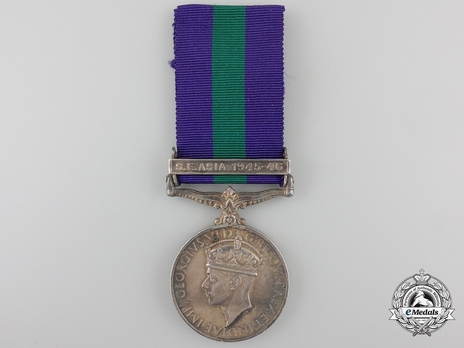 Silver Medal (with "S.E. ASIA” clasp) (1937-1949) Obverse