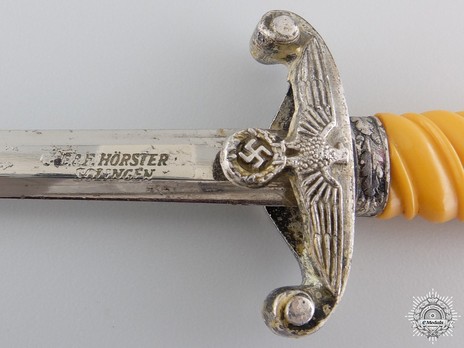 German Army E. & F. Hörster-made Miniature Officer’s Dagger Maker Mark