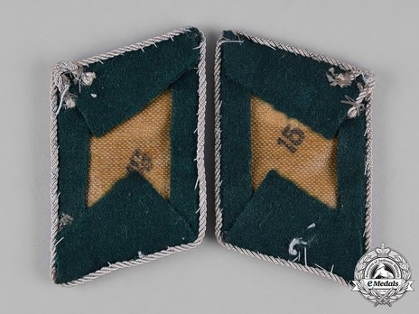 Luftwaffe Administrative Oberleutnant Collar Tabs (Gehobener Dienst) Reverse