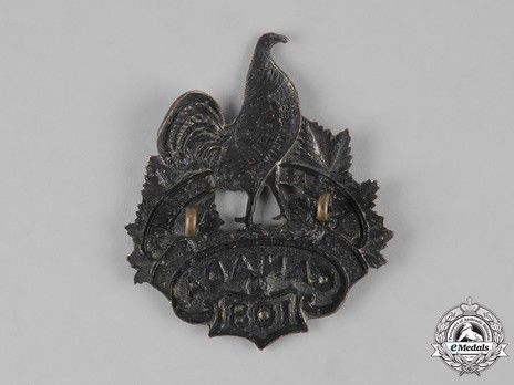 108th Infantry Battalion Other Ranks Cap Badge Reverse