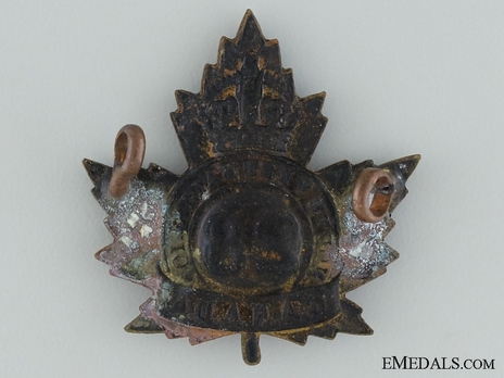 28th Infantry Battalion Other Ranks Collar Badge Reverse