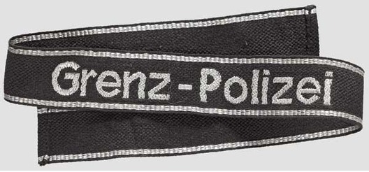 Waffen-SS Grenz-Polizei Cuff Title Obverse