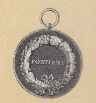 Medal of Merit in Gold , Type III (without crown) Reverse