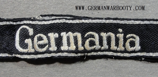 Waffen-SS Germania Officer's Cuff Title Obverse