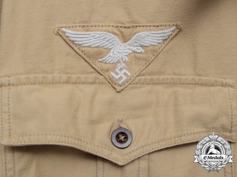 Afrikakorps Luftwaffe Shirt Eagle Detail