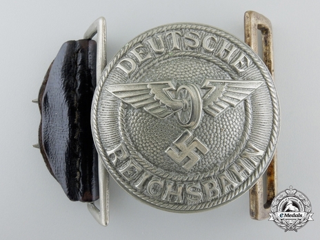 German Railway Protection 2nd Pattern Officer Belt Buckle Obverse