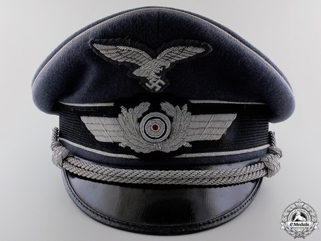 Luftwaffe Officer Ranks Visor Cap Obverse