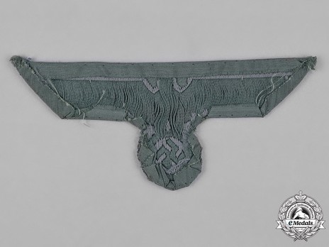 German Army NCO/EM's Breast Eagle (Cut-Out Backing) Reverse
