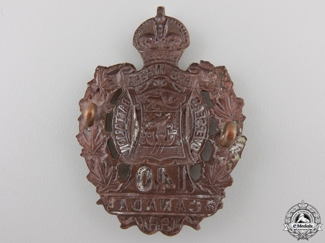 140th Infantry Battalion Other Ranks Cap Badge Reverse