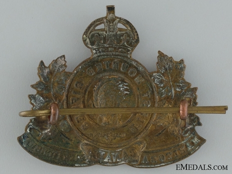 1st Mounted Rifle Battalion Other Ranks Cap Badge Reverse