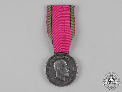 Saxe-Ernestine House Order Medals of Merit, Type II, Civil Division, in Silver Obverse