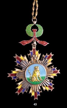Order of the Striped Tiger, IV Class Officer Badge
