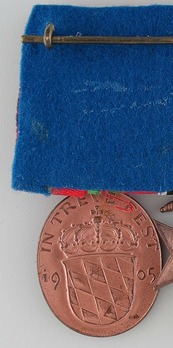 Prince Regent Luitpold Medal, Bronze Medal Reverse