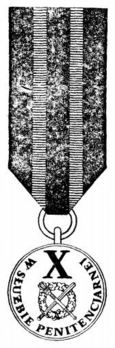 III Class Decoration (for 10 Years, 1972-1985) Obverse