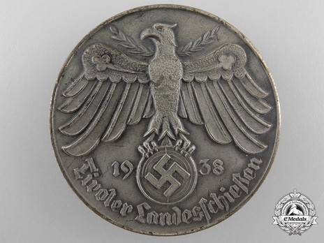 Tyrolean Marksmanship Gau Achievement Badge, Type I, in Silver Obverse