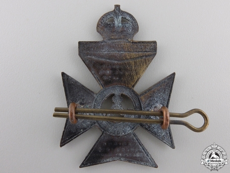 King's Own Rifles of Canada Other Ranks Cap Badge Reverse