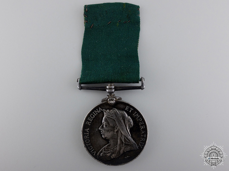 Colonial Auxiliary Forces Long Service Medal Obverse