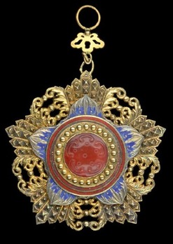 Order of the Brilliant Jade, II Class Sash Badge