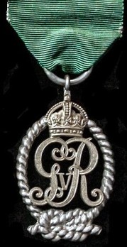 Silver Medal (with King George V cypher) Obverse