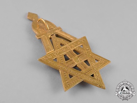 Order of Solomon, Grand Cross Badge Reverse