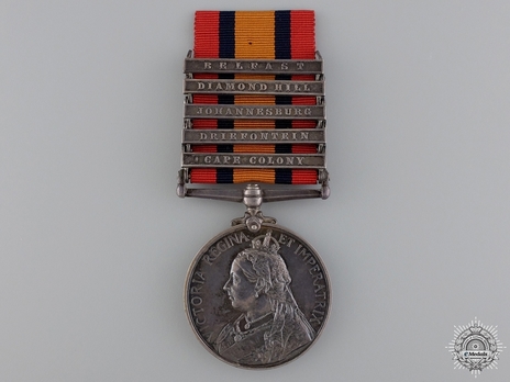 Silver Medal (with date removed, with 5 clasps) Obverse