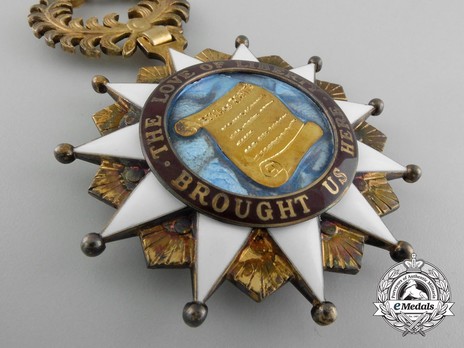 Order of the Pioneers of Liberia, Knight Commander Reverse
