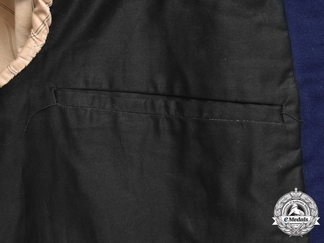 German Fire Protection Police Officer's Service Tunic Interior Detail
