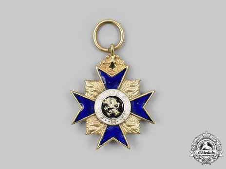 Order of Military Merit, III Class Cross Miniature Reverse