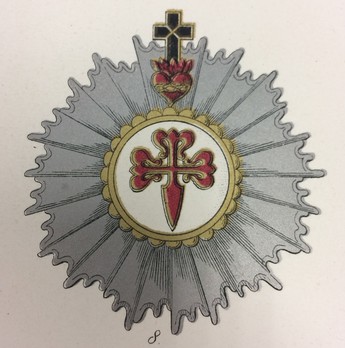 Military Order of Saint James of the Sword, Type I, Grand Cross Breast Star 