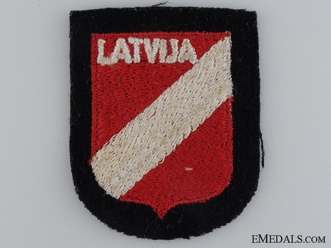 Waffen-SS Latvian Volunteer Arm Shield Obverse