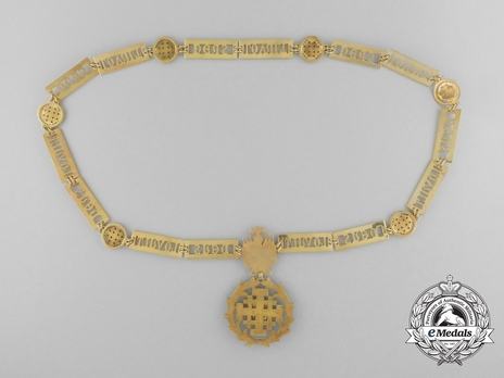 Equestrian Order of Merit of the Holy Sepulcher of Jerusalem (Type II) Collar Reverse 