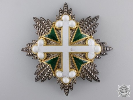 Order of St. Maurice and St. Lazarus, Grand Cross Breast Star Obverse