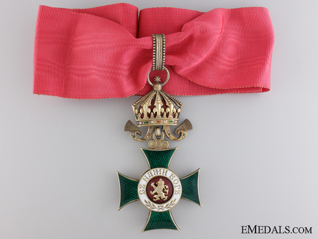 Order of St. Alexander, Type II, III Class Commander Obverse