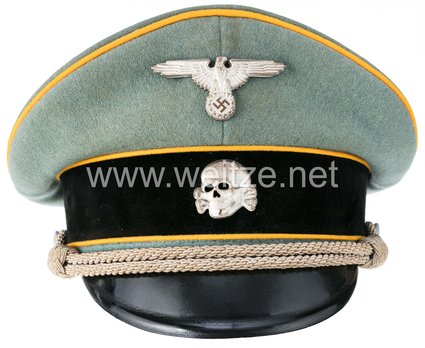 Waffen-SS Cavalry/Reconnaissance Officer's Visor Cap Front