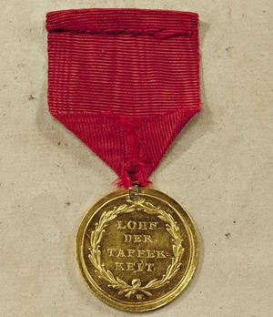 Military Merit Medal in Gold Reverse