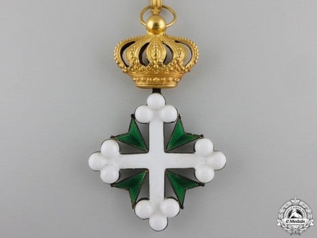 Order of St Maurice and St. Lazarus, Grand Officer's Cross (in silver-gilt) Obverse