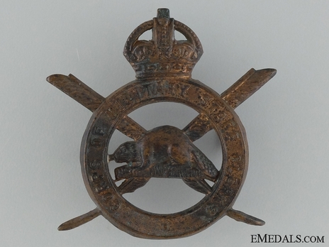 Corps of Military Staff Clerks Other Ranks Cap Badge Obverse