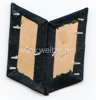 Reichsbahn 1941 Pattern Worker & Civil Servant Candidate Collar Tabs (Closed-Neck version) Reverse