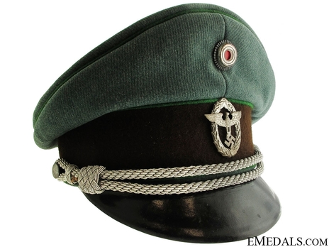 German National Police Officer's Visor Cap Profile