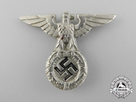 Allgemeine SS Metal Cap Eagle Type I Obverse
