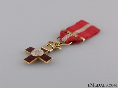 Miniature 1st Class Cross (red distinction) (gold) Reverse