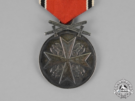 Silver Merit Medal with Swords (Latin version) Obverse